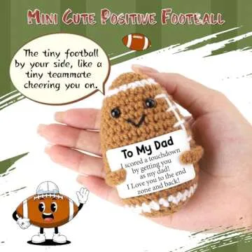 Cute Handmade Crochet Football Gift for Dad - Sentimental Keepsake