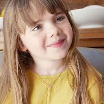 Turandoss 14K Rose Gold Filled Heart Initial Necklace for Girls & Women, Adjustable Chain, Nickel , Hypoallergenic