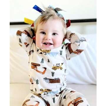 Baby Jack & Co 8x8” Learning Lovey Atlanta Georgia Tag Toys for Babies - Baby Crinkle Toys - Soft & Safe - Learn USA Cities and Shapes - Ideal Baby Toy & Gift BPA Free w/Stroller Clip