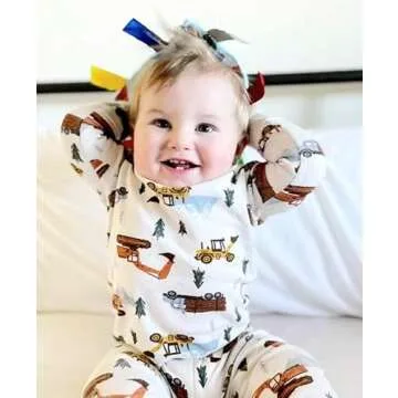 Baby Jack & Co 8x8” Learning Lovey Atlanta Georgia Tag Toys for Babies - Baby Crinkle Toys - Soft & Safe - Learn USA Cities and Shapes - Ideal Baby Toy & Gift BPA Free w/Stroller Clip