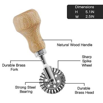 MASTER FENG Ravioli Maker Cutter Set for Perfect Pasta