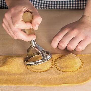 MASTER FENG Ravioli Maker Cutter Set for Perfect Pasta