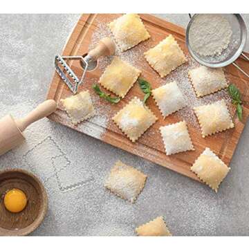 MASTER FENG Ravioli Maker Cutter Set for Perfect Pasta