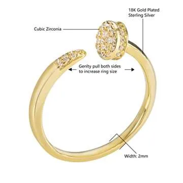 Elegant Stackable Pave Ring by Aloha Jewelry Company