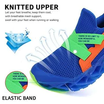 KALAKIDS Boys Comfortable Breathable Sport Shoes