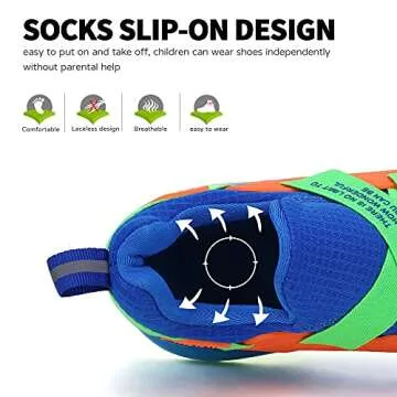 KALAKIDS Boys Comfortable Breathable Sport Shoes