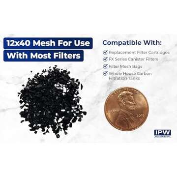 5 lbs Coconut Shell Activated Carbon Granular Filter