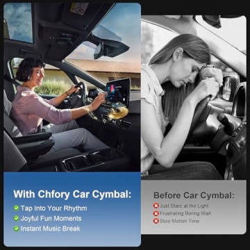 FreeSinger Car Crash Cymbal - Fun Mini Drum for Every Drive