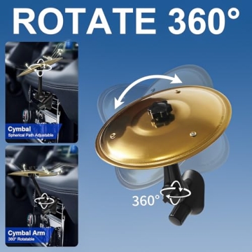 FreeSinger Car Crash Cymbal - Fun Mini Drum for Every Drive