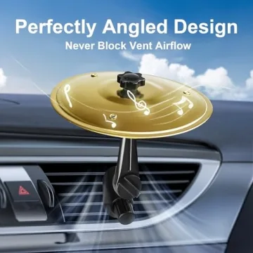 FreeSinger Car Crash Cymbal - Fun Mini Drum for Every Drive