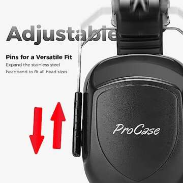 ProCase Noise Reduction Ear Muffs, Sound Proof Ear Protection, NRR 28dB Noise Cancelling Headphones ...