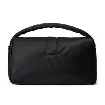 Nia Duffle Bag - Versatile Black Nylon Travel Bag