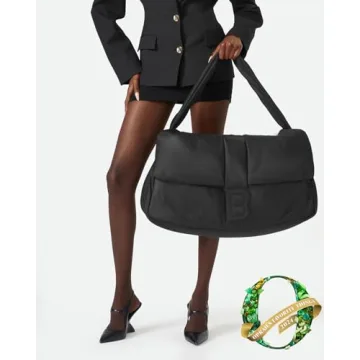 Nia Duffle Bag - Versatile Black Nylon Travel Bag