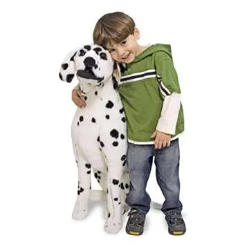 Melissa & Doug Giant Dalmatian - Lifelike Stuffed Animal Dog (over 2 feet tall) - Extra Large Stuffed Animals, Plush Dalmatian Dog For Ages 3+