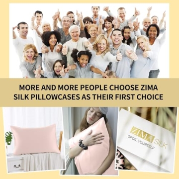 ZIMASILK Pure Mulberry Silk Pillowcase for Hair Health