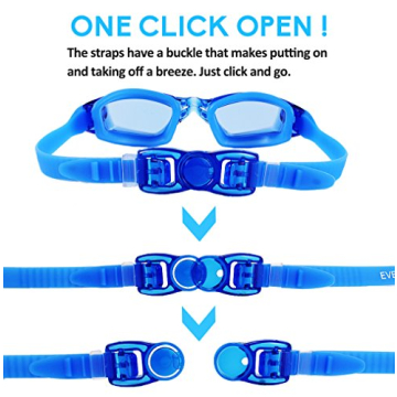 EverSport Swim Goggles, Pack of 2 with Anti-Fog & UV Protection