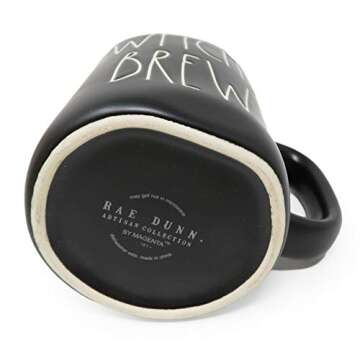Rae Dunn Black Halloween WITCHS BREW Mug