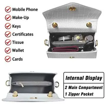 YDSIII Mini Purse for Women: Stylish Top-Handle Handbag