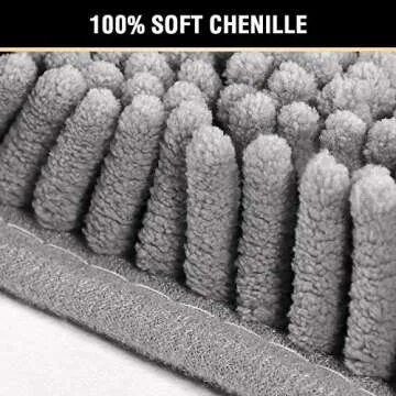 H.VERSAILTEX Microfiber Bath Rugs - Ultra Soft & Washable