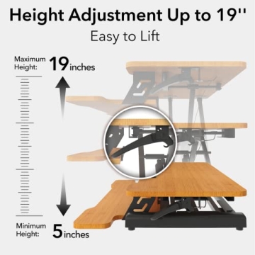 Ergonomic Standing Desk Converter for Home Office