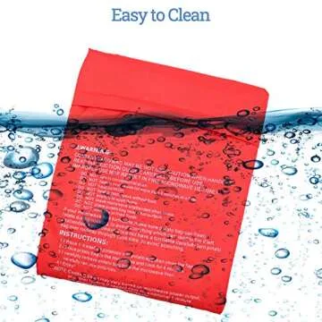 Microwave Potato Bag, 3 Pack Reusable Express Microwave Potato Cooker Bag, Baked Potato Cooker Perfect Potatoes 4 Minutes - Red Baked Pouch