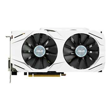 ASUS GeForce GTX 1060 3GB Dual-Fan OC Edition Graphics Card (DUAL-GTX1060-O3G)