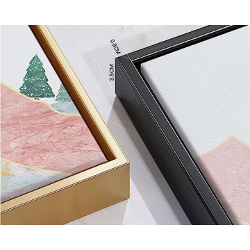 Elegant Pink Abstract Canvas Wall Art - Modern Home Decor