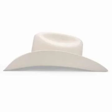 RESISTOL Men's 2X Pageant Wool Felt Cowboy Hat White 7 1/2