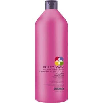 Pureology Smooth Perfection Shampoo | For Frizz-Prone Color Treated Hair | Sulfate-Free | Vegan | 33...