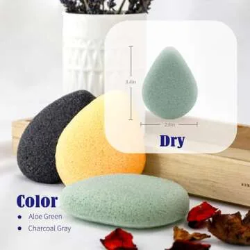 Natural Konjac Facial Sponges for Gentle Cleansing
