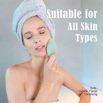 Natural Konjac Facial Sponges for Gentle Cleansing