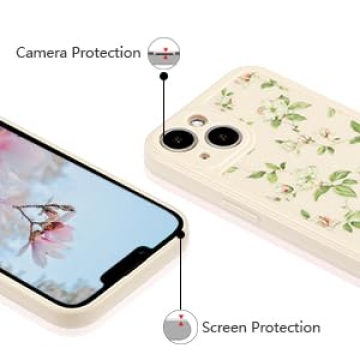 Stylish ZTOFERA iPhone 13 Floral Case - Durable Protection