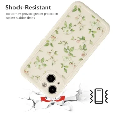 Stylish ZTOFERA iPhone 13 Floral Case - Durable Protection