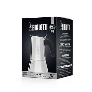 Bialetti - New Venus Induction, Stovetop Coffee Maker, Suitable for all Types of Hobs, Stainless Ste...