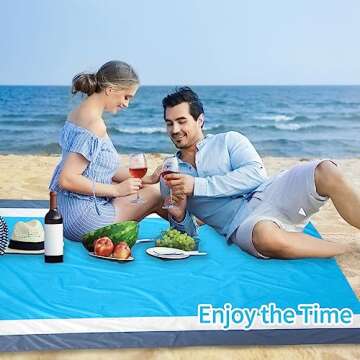 BREENHILL 2 Pack Waterproof Sandproof Beach Blankets