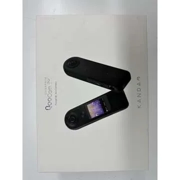 KanDao QooCam 8k Enterprise 2024 Professional Live Camera, in-Camera 8K 30FPS 360 Live Solution, 1.5X Sensor*, Max 150mbps Bitrate Super-high Resolution Cam for Live Streaming Camera