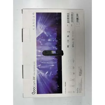 KanDao QooCam 8k Enterprise 2024 Professional Live Camera, in-Camera 8K 30FPS 360 Live Solution, 1.5X Sensor*, Max 150mbps Bitrate Super-high Resolution Cam for Live Streaming Camera