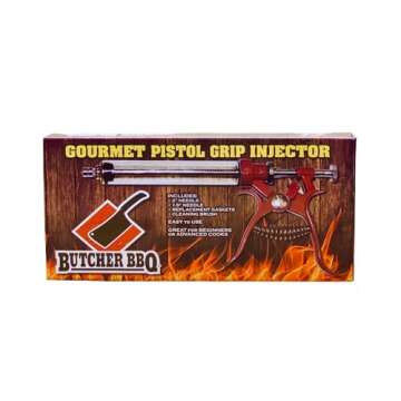 Butcher BBQ Pistol Grip Meat Injector - 50cc Capacity