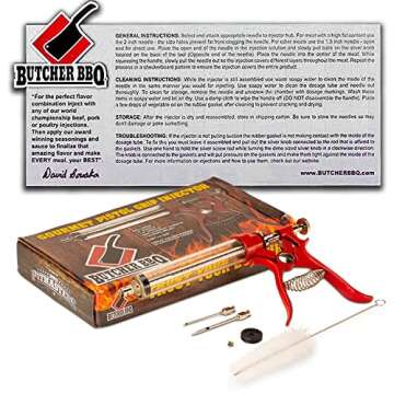 Butcher BBQ Pistol Grip Meat Injector - 50cc Capacity