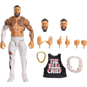 Mattel WWE Ultimate Edition Jey USO Action Figure | 6-Inch Collectible Figure with Accessories