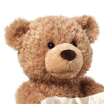 GUND Peek-A-Boo Teddy Bear Animated Stuffed Animal Plush, 11.5"