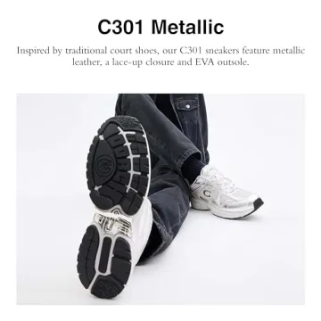 Shop Coach Men's C301 Metallic Sneaker - Luxury Style