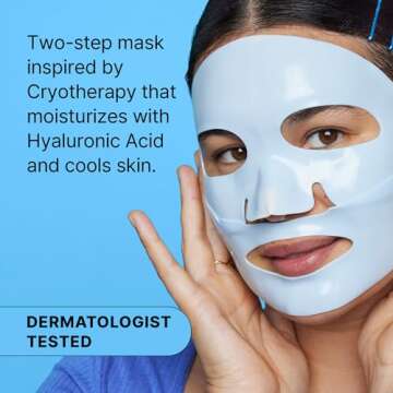 Dr.Jart+ Cryo Rubber Face Mask with Moisturizing Hyaluronic Acid | Korean Skin Care, 1 Pack