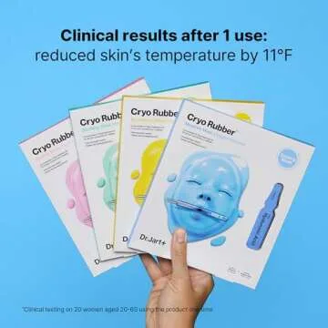 Dr.Jart+ Cryo Rubber Face Mask with Moisturizing Hyaluronic Acid | Korean Skin Care, 1 Pack