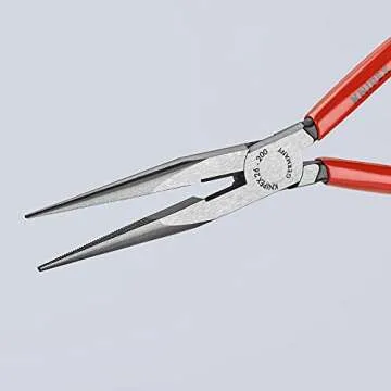 KNIPEX Long Nose Pliers with Cutter for Precision Work