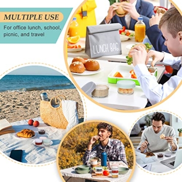 VITEVER 6 Pack Glass Containers with Colorful Leakproof Lids