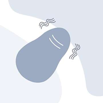 Ultra Soft Vibrating Massage Squeeze Ball for Hand Exerciers and Wrist Fidget Relaxtion(Blue)