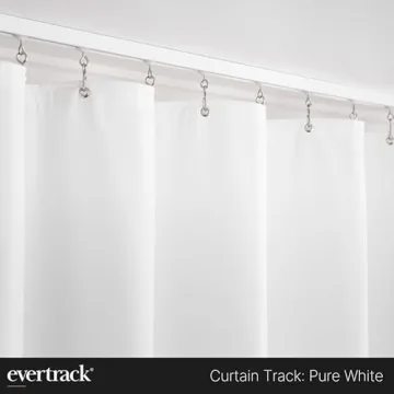EverTrack Curtain Track Ceiling Mounted - Made in USA - 12 Feet