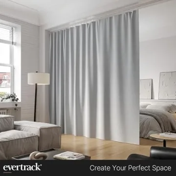 EverTrack Curtain Track Ceiling Mounted - Made in USA - 12 Feet