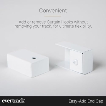 EverTrack Curtain Track Ceiling Mounted - Made in USA - 12 Feet